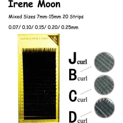 False Eyelashes Extension Mix All Sizes 0.10/0.15/0.20/0.25 Mix Length 7mm-15mm Semi Permanent Makeup Mink Individual Fake Lash