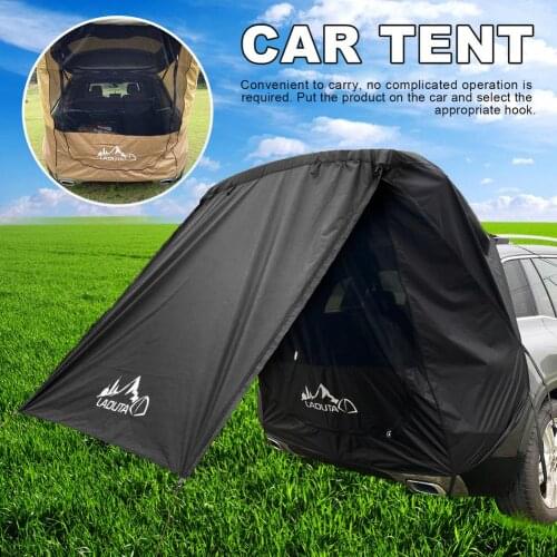 Car Trunk Tent SUV Self-driving Four-season Tent Shelter Rays Tour Barbecue Camping Tail Extension Sunshade Rainproof Tourist
