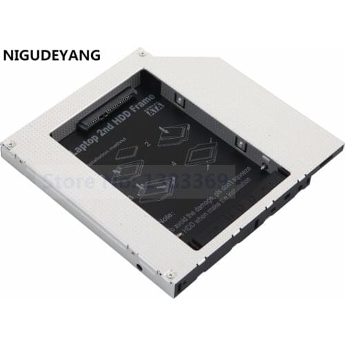 NIGUDEYANG SATA 2nd HDD SSD Hard Drive Caddy for 12.7mm Universal PATA / IDE CD / DVD-ROM Optical Bay