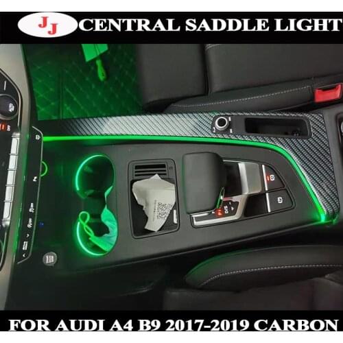 New Ambient Light For Audi A4 B9 central control Saddle light LED Decorative Trims With Colorful Atmosphere