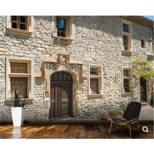Custom village wallpaper,Provence Village House,murals for bars KTV living room backgrounds papel de parede Home decor wallpaper