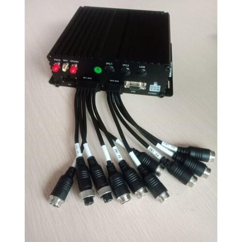 Support Global Positioning System Hard Disk And SD Card 1080P 4CH Ahd Professional Taxi Car Truck Cctv Monitor Dvr