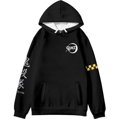 Cosplay Anime Demon Slayer Popular Pullover Sweatshirt Women Men Cosplay Costume Demon Slaying Corps Cotton Sweater Top
