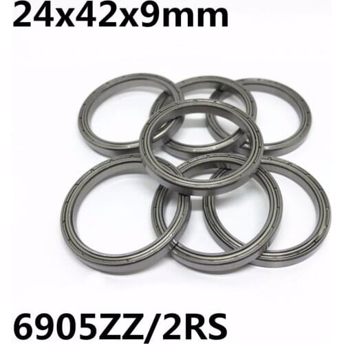 10PCS 6905ZZ 6905-2RS Thin wall ball bearings 25x42x9 mm Bearing steel High quality 6905 6905Z 6905RS