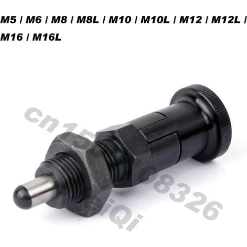 Index plunger , indexing plungers , return type , aluminum knob ,carbon pin ,fine thread M8M10M12M16