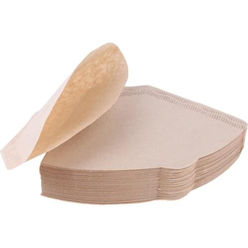 Pack of 100 Pcs #4 Coffee Filter Paper, Unbleached, Chemical-Free