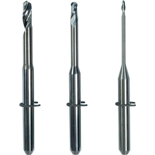 VHF PMMA Dental Laboratory Tools CADCAM Milling Burs Cutters for Lab Materials