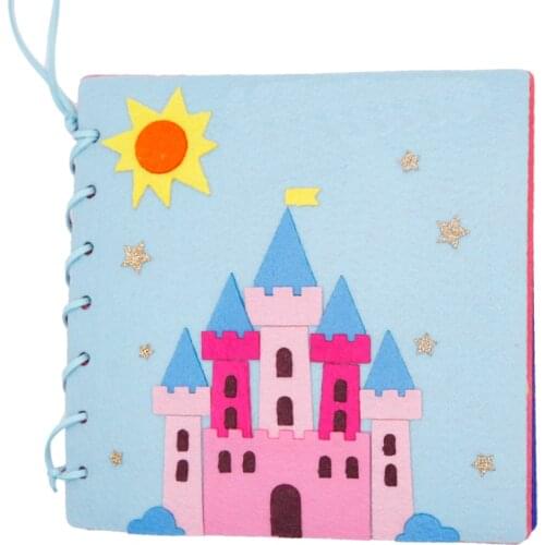 1PC Mom Handmade My First Book Kids Early Learning Education Quiet Book Felt Study Manual Intelligence DIY Material Package