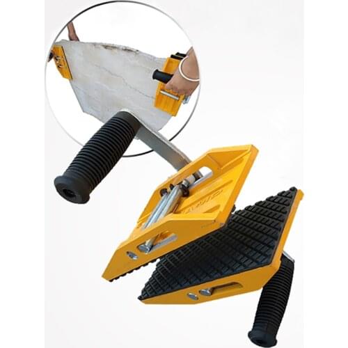 45mm Double Handed Carry Clamps Lifting Clamp Double Grip Glass Gripper Carry Slab Lifter Carry Marble Stone Glass Slab Tools