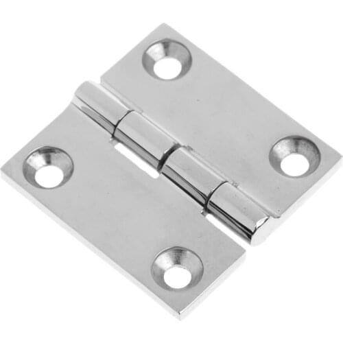 50mm x 50mm Durable 4-hole Boat Door Deck Cabin Strap Hinge Hardware - Marine Grade 316 Stainless Steel