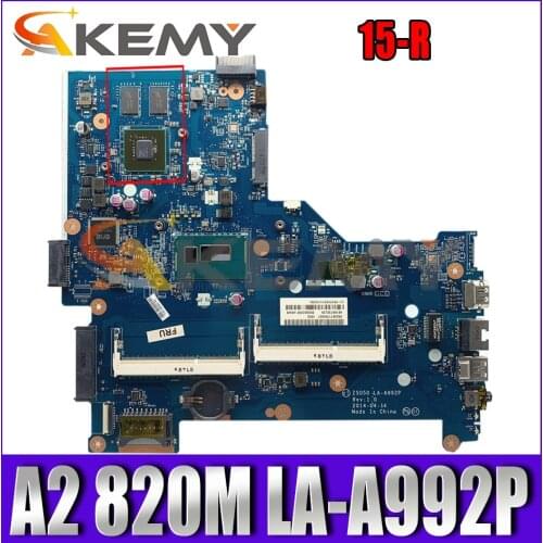 780489-501 For HP Pavillion 15-R 780489-001 LA-A992P SR1EN N15V-GM-S-A2 820M Notebook motherboard Mainboard full test 100% work