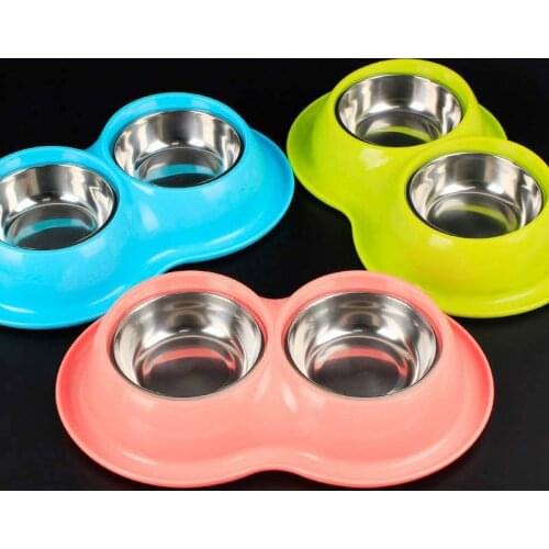 Large Plastic Big Bowl For Dogs Cat Eating Bowl Cat Feeding & Watering Supplies Dog Products 2018 Removable Pet Feeder E