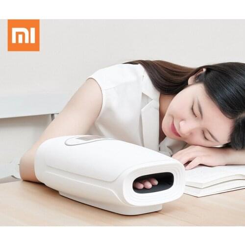 Xiaomi PMA Electric Hand Massager Palm Finger Acupoint Wireless Massage Air Pressure Heat Compression Massage 3 speed Ajustable