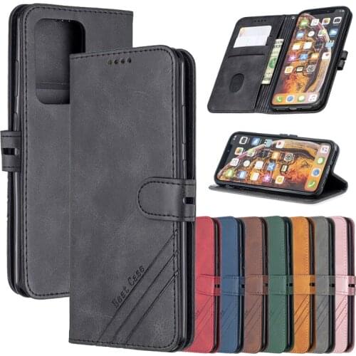 Leather Flip Note20 Case For Samsung Galaxy Note 20 Ultra 20Ultra 5G or 4G N986B N981B Coque Magnetic Stand Wallet Phone Cover