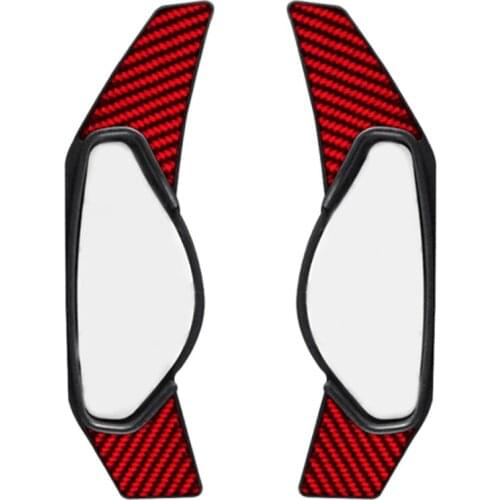 Red Carbon Fiber Steering Wheel Shift Lever Shift Lever, Suitable for Land Rover Discovery 4 5 Range Rover Freelander