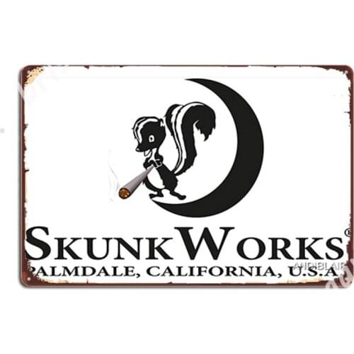 Skunk Works Metal Signs Classic pub Garage Wall pub Wall Plaque Tin sign Posters