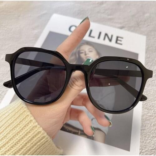 New branded sunglasses, square glasses, personalized colored cats eye sunglasses, trendy Universal sunglasses, uv400 curtain