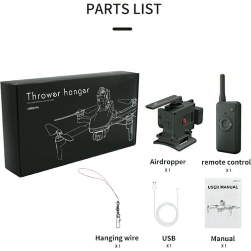 Thrower System For M9 Drone Fishing Bait Wedding Ring Gift Deliver Sky Hook GD91 Thrower Accessories