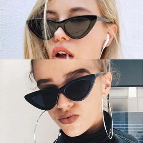 Sexy Cat Eye Sunglasses Polarized Cycling Women Sunglasses Black Triangle Sun Glasses Female Lens Shades Streetwear Eyewear
