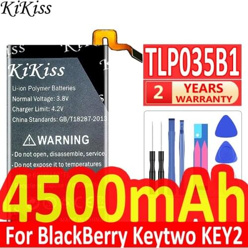 High Quality 3500mAh TLP035B1 Battery for BlackBerry Keytwo KEY2 Key 2 Smartphone New Original KiKiss Replacement Batteries