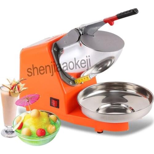 1pc Commercial Electric ice crusher milk tea shop restaurant sand ice shaved ice machine Household Ice crushing machine