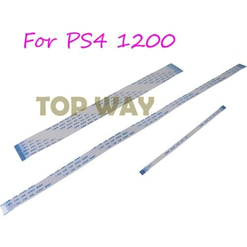 2pcs Replacement Kits Drive Motor Flex Ribbon Cable For Sony Playstation 4 PS4 1200 Laser Lens Power Switch Ribbon Flex Cable