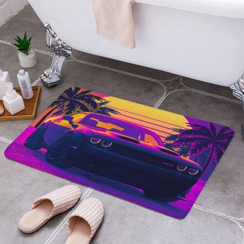 2020 Dodge Challenger SRT Carpet Areas Rug Non-slip Floor Mat Rug 3D Printing Living Room Bedroom Door Mat Home Decoration