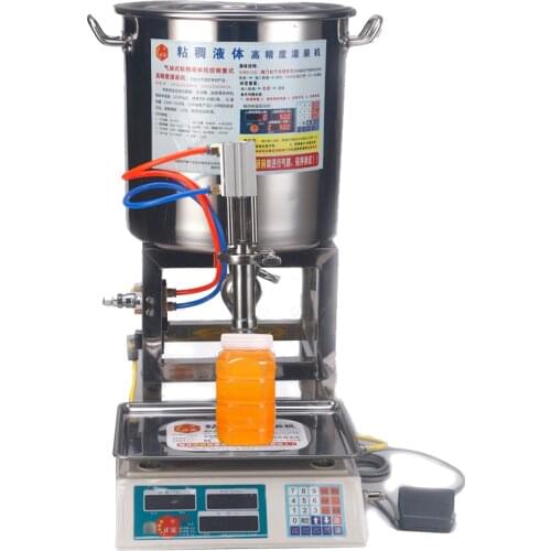 Automatic viscous liquid filling machine 220V Digital Control Quantitative filling machine for Honey yogurt Sesame paste