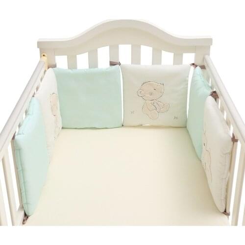 Fun Animal Three Bear Bumpers Baby Bedding Bed Protection Bed Around Cushion Baby Bumpers