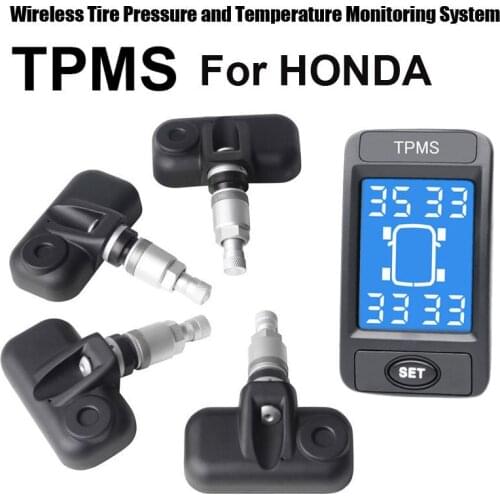 Wireless Tire Pressure Monitoring System Car TPMS for Honda with 4pcs Internal sensor