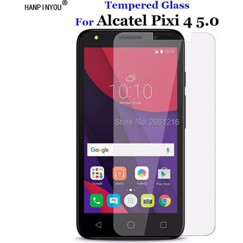 For Alcatel Pixi4 5.0 Tempered Glass 9H 2.5D Premium Screen Protector Film For Alcatel One Touch Pixi 4 (5) 5010D 5045D 5.0"