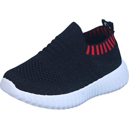 Childrens Single Shoes Fly Woven Casual Style Shoes Breathable Student Shoes Sneakers Running Non-slip for Boys and Girls Hot