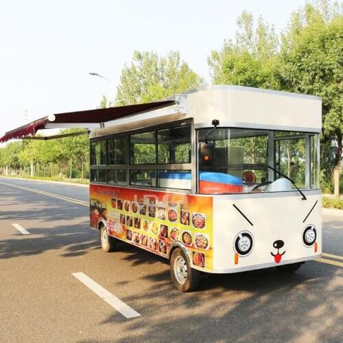 New Design Electric Ice Cream Trucks Mobile Hot Dog Food Cart for Sale