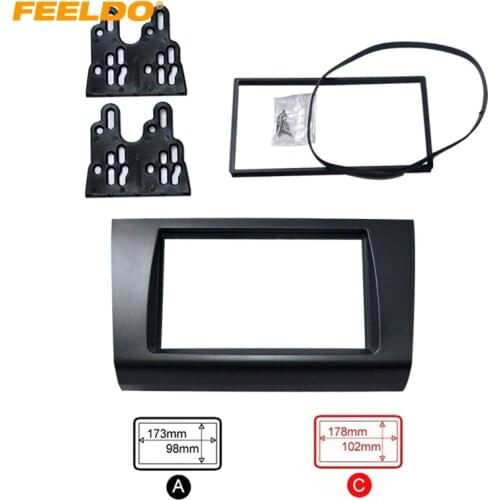 FEELDO Car DVD/CD Radio Stereo Fascia Panel Frame Adaptor Fitting Kit For SUZUKI Swift #4397