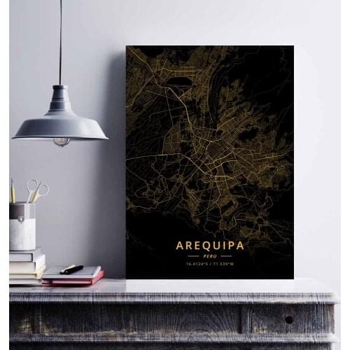 City Arequipa Cusco Lima Trujillo Peru Poster