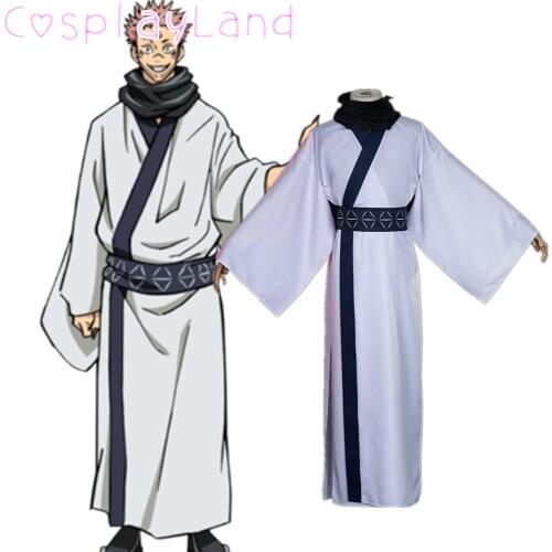 Anime Costumes Jujutsu Kaisen Ryomen Sukuna Kimono Cosplay Costume Halloween Christmas Party Uniform Full Set Men Outfit