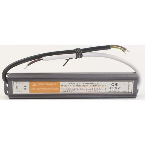 LDV-45 led driver 24v 45W aluminum case waterproof power supply