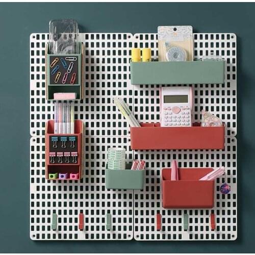 Household Student Dormitory Punch Free Storage Shelf Wall Mounted Hanging Box