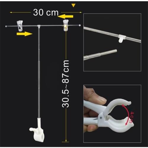 POP promotion price tag display sign holder advertising poster clips banner display holder tube Clamp Point of Sale Display Rack