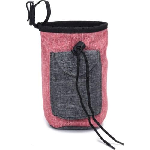 Simple Solid Color Training Dog Waist Bag Portable Outdoor Dog Cat Snack Bags Food Pack Pet Supplies