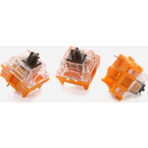 TTC V3 gold brown switch 55g 3 pin switches for mechanical keyboard rgb light