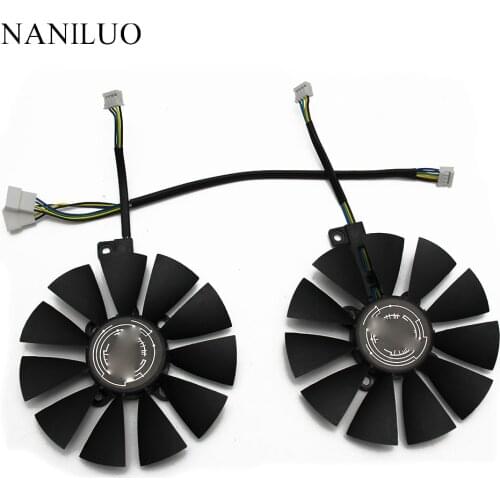 88MM Cooler Fan For ASUS GTX1060 1070 Ti RX 470 570 580 Graphics Card Everflow T129215SU PLD09210S12HH 28mm Cooling Fans