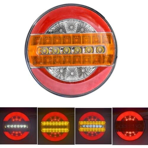 Trailer Rear Lights 24V LED Truck Rear Lights Flowing Turn Signal Light Reverse Stop Tail Light 24 volt Truck Parking lights