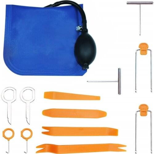 Lock Picks Kit Lock Pick Set Machine For Making Keys Locksmith Tools Pump Wedge Lock Pick Car Opening Tools 13 pcs/set