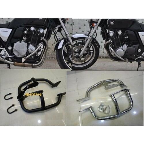 Engine Guard Highway Crash Protector Bars for Honda CB1100 Deluxe DLX EX RS 2010-2019 Chrome Silver / Black