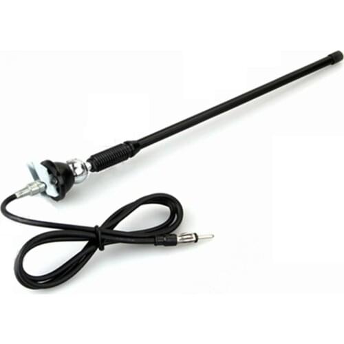 1PC Flexible Mast Car Antenna FM AM Universal Rubber Auto Antennas Signal Booster Amplifier Whip Mount Mast Auto Aerials