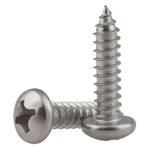 10pcs M4 M5 M6 Philips Round Head USU 316 Stainless Steel Cross Self Tapping Screws