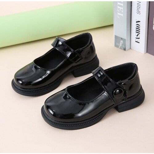 3 5 7 8 9 10 12 Years 2021 Princess Fashion Shoe Elegant Dress Shoes Girl Party Autumn ChildrenS School Kid Patent Leather Shoe