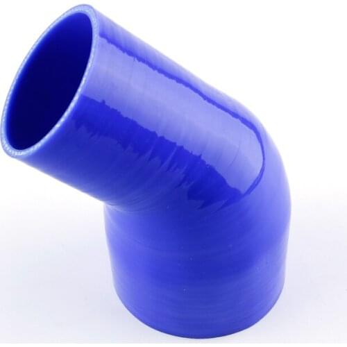 45 Degree Reducer 76/102mm Silicone Elbow Hose Boost Intercooler Turbo Hose