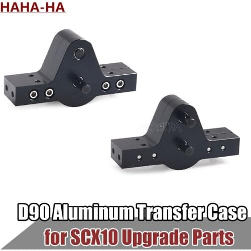 D90 Aluminum Transfer Case for 1/10 RC Crawler Car RC4WD D90 D110 Axial SCX10 Upgrade Parts